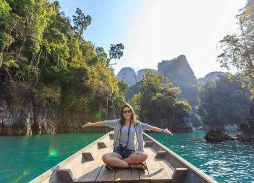 Body Water Near Mountain