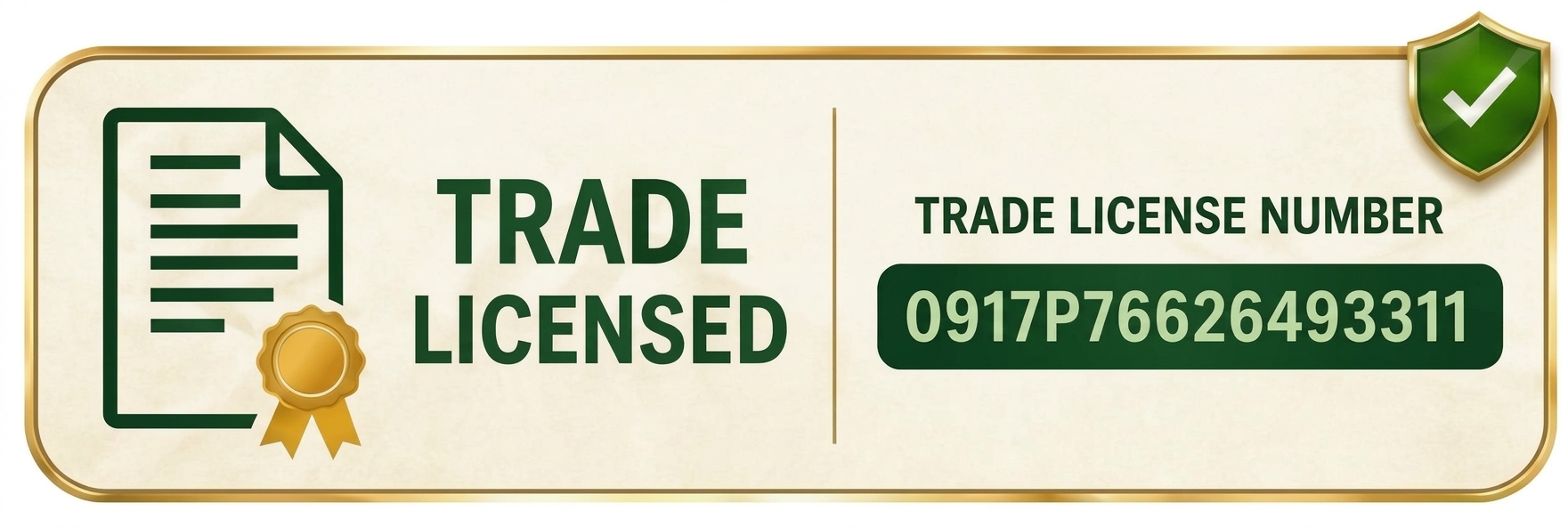 Trade Licensed